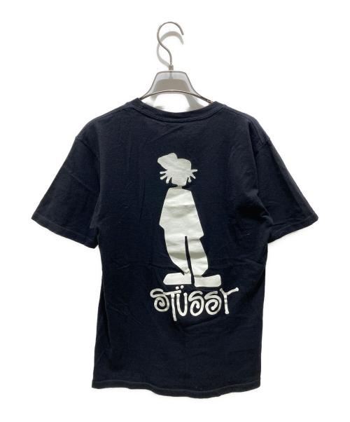 stussy（ステューシー）stussy (ステューシー) シャドーマンプリントTシャツ ブラック サイズ:Sの古着・服飾アイテム