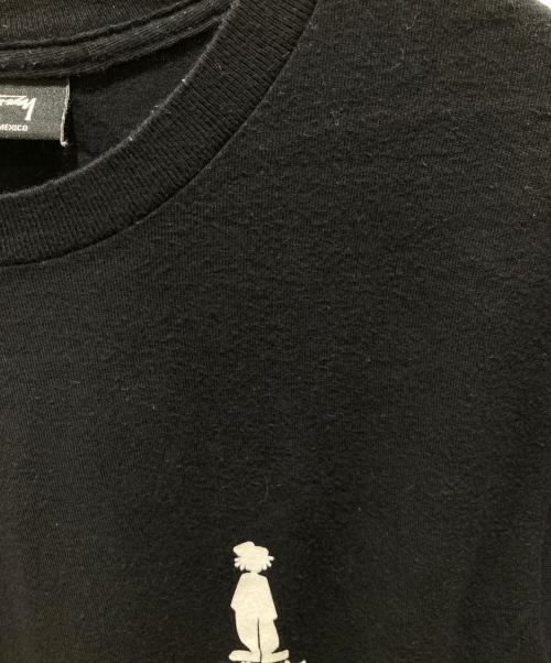 stussy（ステューシー）stussy (ステューシー) シャドーマンプリントTシャツ ブラック サイズ:Sの古着・服飾アイテム