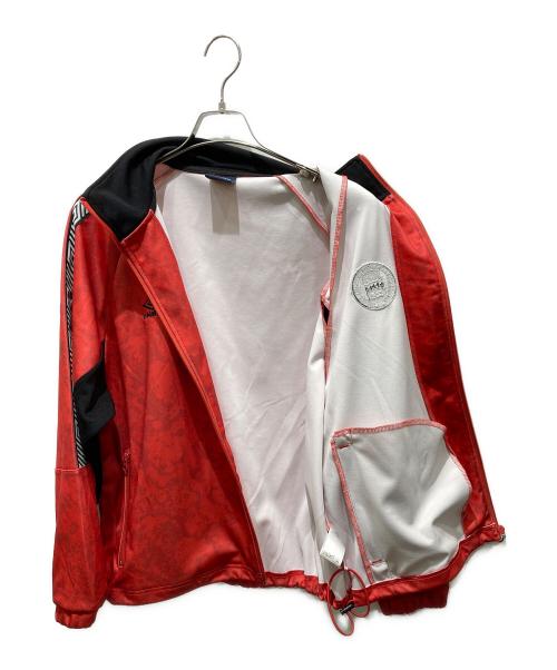 UMBRO（アンブロ）UMBRO (アンブロ) FREAK'S STORE (フリークストア) 別注 Pattern Track Jacket レッド サイズ:Mの古着・服飾アイテム