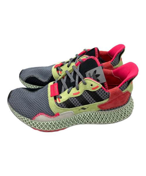 adidas（アディダス）adidas (アディダス) ZX 4000 4D グレー サイズ:26.5の古着・服飾アイテム