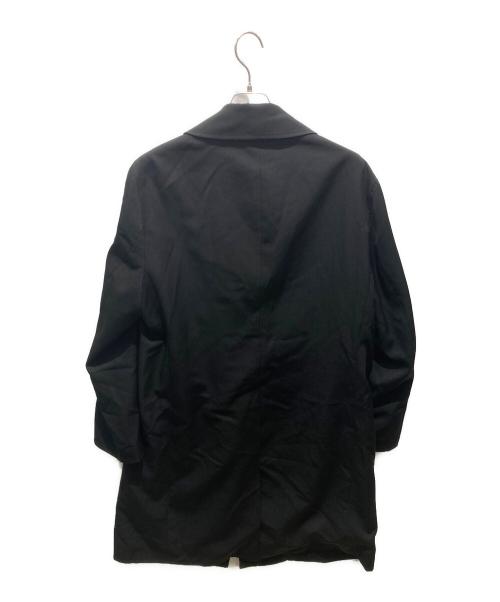 Burberry's（バーバリー）Burberry's (バーバリーズ) 比翼コート ブラック サイズ:記載無しの為実寸参照の古着・服飾アイテム