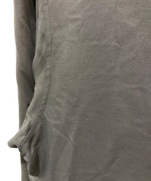 PRASTHANA（プラスターナ）PRASTHANA (プラスターナ) String Band Collar Shirt オリーブ サイズ:Mの古着・服飾アイテム