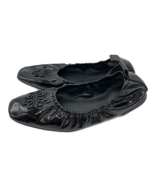 TORY BURCH（トリーバーチ）TORY BURCH (トリーバーチ) バレエシューズ ブラック サイズ:6 1/2の古着・服飾アイテム