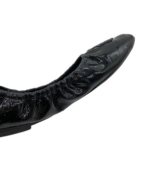 TORY BURCH（トリーバーチ）TORY BURCH (トリーバーチ) バレエシューズ ブラック サイズ:6 1/2の古着・服飾アイテム