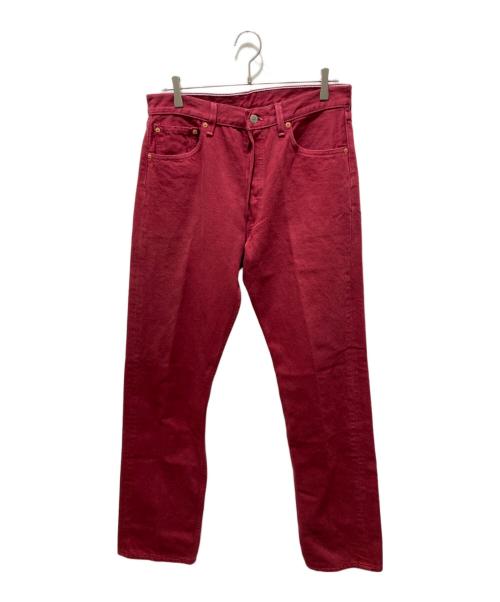 LEVI'S（リーバイス）LEVI'S (リーバイス) 501デニムパンツ レッド サイズ:W33 L34の古着・服飾アイテム