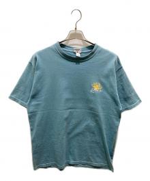 COTTON DELUXE（コットンデラックス）の古着「半袖Tシャツ」｜スカイブルー