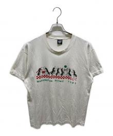 SCREEN STARS BEST（スクリーンズスターズベスト）の古着「MARANATHA PICNIC 1988 プリントTシャツ」｜ホワイト