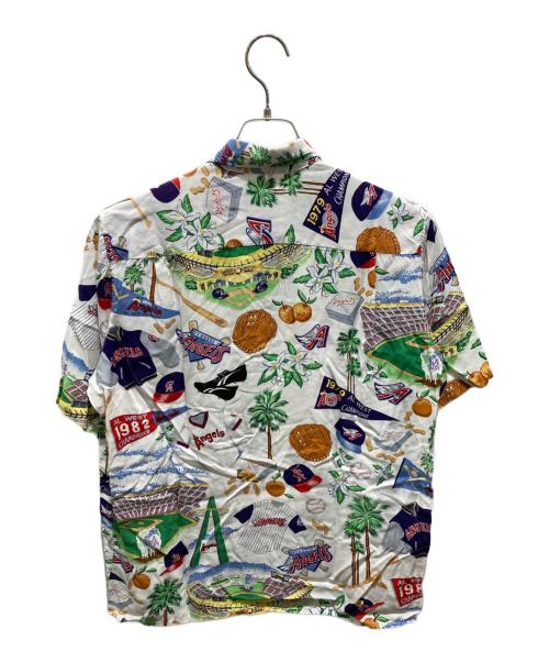 reyn spooner（レイン スプナー）reyn spooner (レイン スプナー) MLB (エムエルビー) PERFORMANCE ALOHA SHIRTS ホワイト サイズ:Sの古着・服飾アイテム