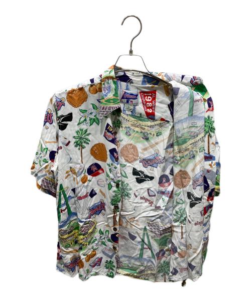 reyn spooner（レイン スプナー）reyn spooner (レイン スプナー) MLB (エムエルビー) PERFORMANCE ALOHA SHIRTS ホワイト サイズ:Sの古着・服飾アイテム