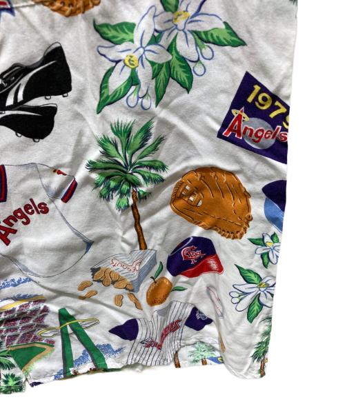 reyn spooner（レイン スプナー）reyn spooner (レイン スプナー) MLB (エムエルビー) PERFORMANCE ALOHA SHIRTS ホワイト サイズ:Sの古着・服飾アイテム