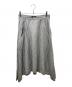 Y's（ワイズ）の古着「コットンリネンストライプスカート」｜グレー