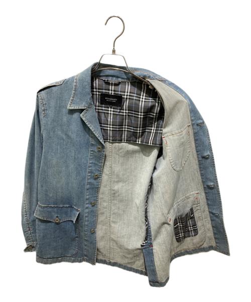 BURBERRY BLACK LABEL（バーバリーブラックレーベル）BURBERRY BLACK LABEL (バーバリーブラックレーベル) カバーオール インディゴ サイズ:Mの古着・服飾アイテム