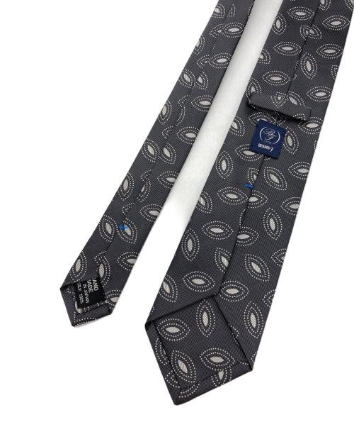 BEAMS F（ビームスエフ）BEAMS F (ビームスエフ) シルクネクタイ グレー サイズ:記載無しの為実寸参照の古着・服飾アイテム