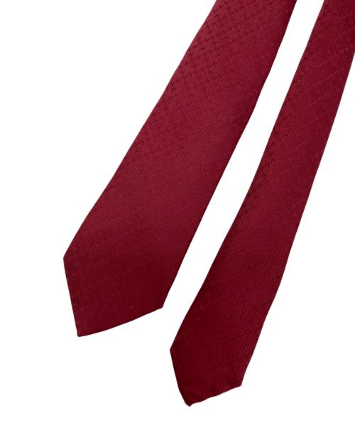 HERMES（エルメス）HERMES (エルメス) シルクネクタイ レッド サイズ:記載無しの為実寸参照の古着・服飾アイテム