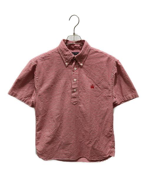 BROOKS BROTHERS（ブルックスブラザーズ）BROOKS BROTHERS (ブルックスブラザーズ) プルオーバーチェックシャツ レッド サイズ:Mの古着・服飾アイテム
