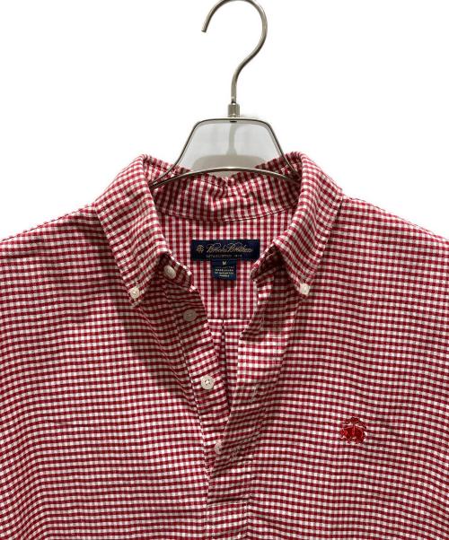 BROOKS BROTHERS（ブルックスブラザーズ）BROOKS BROTHERS (ブルックスブラザーズ) プルオーバーチェックシャツ レッド サイズ:Mの古着・服飾アイテム