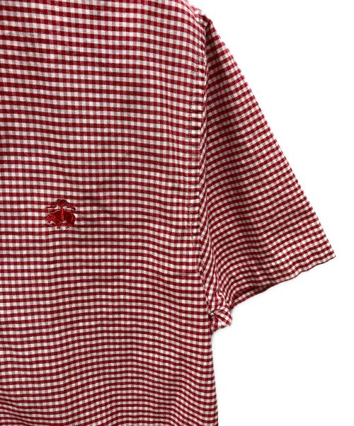 BROOKS BROTHERS（ブルックスブラザーズ）BROOKS BROTHERS (ブルックスブラザーズ) プルオーバーチェックシャツ レッド サイズ:Mの古着・服飾アイテム