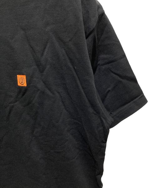 UNIVERSAL OVERALL（ユニバーサルオーバーオール）UNIVERSAL OVERALL (ユニバーサルオーバーオール) 切替半袖カットソー ブラック サイズ:Mの古着・服飾アイテム