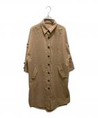 Diagramダイアグラム）の古着「ドルマンシャツコート」｜ベージュ