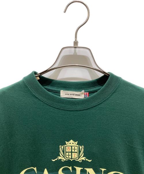 GOOD ROCK SPEED（グッドロックスピード）GOOD ROCK SPEED (グッドロックスピード) CASINO Tシャツ グリーン サイズ:Fの古着・服飾アイテム