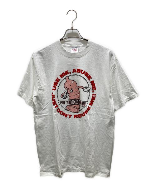 ONEITA（オニータ）ONEITA (オニータ) プリントTシャツ ホワイト サイズ:XLの古着・服飾アイテム