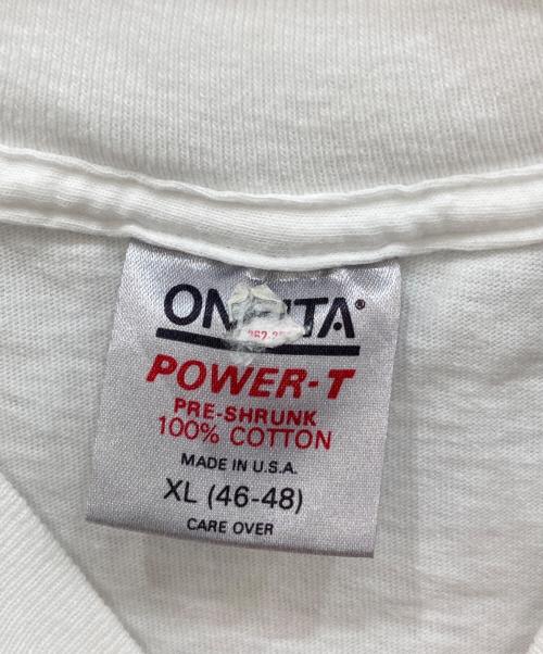 ONEITA（オニータ）ONEITA (オニータ) プリントTシャツ ホワイト サイズ:XLの古着・服飾アイテム