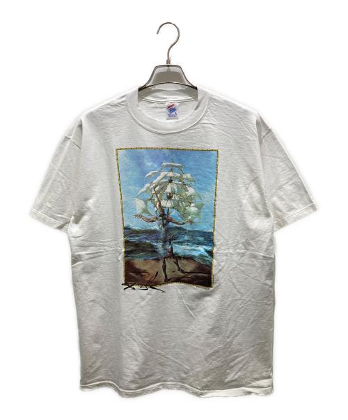 JERZEES（ジャージーズ）JERZEES (ジャージーズ) プリントTシャツ ホワイト サイズ:Lの古着・服飾アイテム