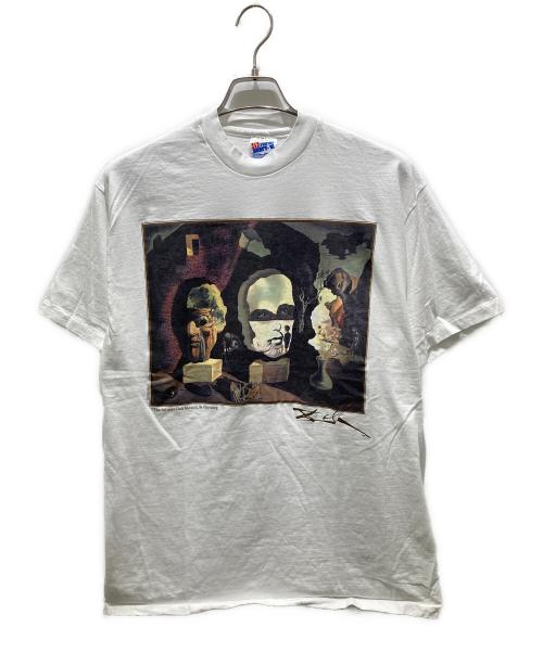 Hanes（ヘインズ）Hanes (ヘインズ) プリントTシャツ ホワイト サイズ:Lの古着・服飾アイテム
