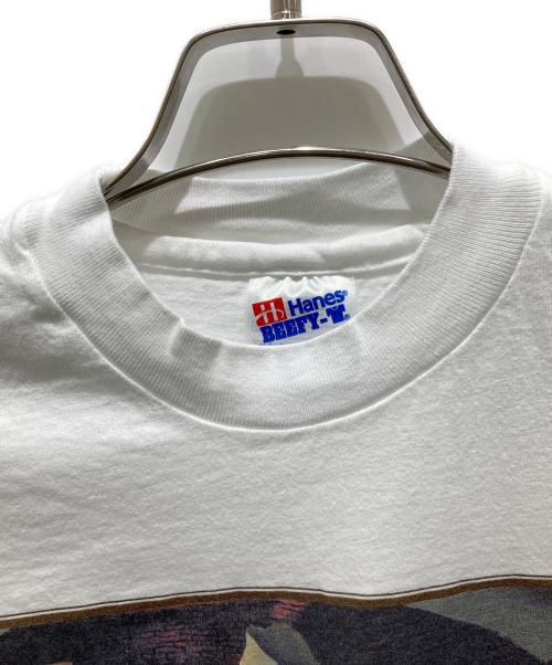 Hanes（ヘインズ）Hanes (ヘインズ) プリントTシャツ ホワイト サイズ:Lの古着・服飾アイテム