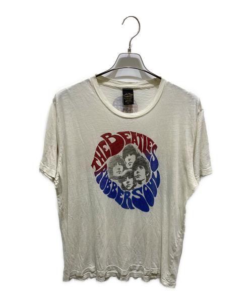 -（-）- (-) プリントTシャツ ホワイト サイズ:Mの古着・服飾アイテム