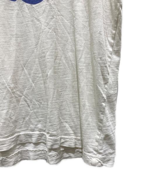 -（-）- (-) プリントTシャツ ホワイト サイズ:Mの古着・服飾アイテム