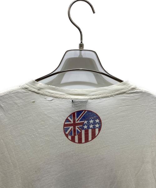 -（-）- (-) プリントTシャツ ホワイト サイズ:Mの古着・服飾アイテム