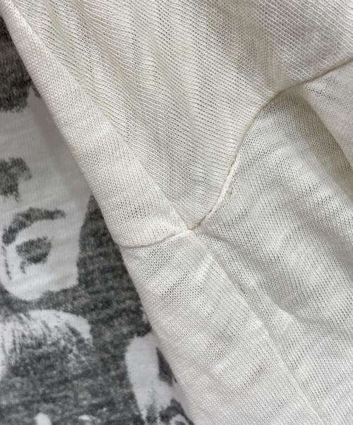 -（-）- (-) プリントTシャツ ホワイト サイズ:Mの古着・服飾アイテム