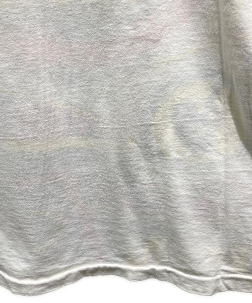 Hanes（ヘインズ）Hanes (ヘインズ) 総柄プリントTシャツ ホワイト サイズ:XLの古着・服飾アイテム