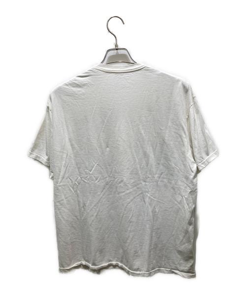 USED（ユーズド）USED (ユーズド) 半袖カットソー ホワイト サイズ:記載無しの為実寸参照の古着・服飾アイテム