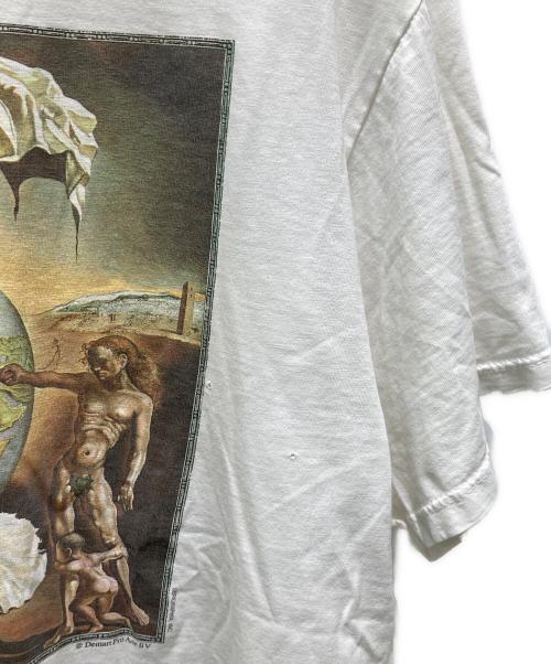 USED（ユーズド）USED (ユーズド) 半袖カットソー ホワイト サイズ:記載無しの為実寸参照の古着・服飾アイテム