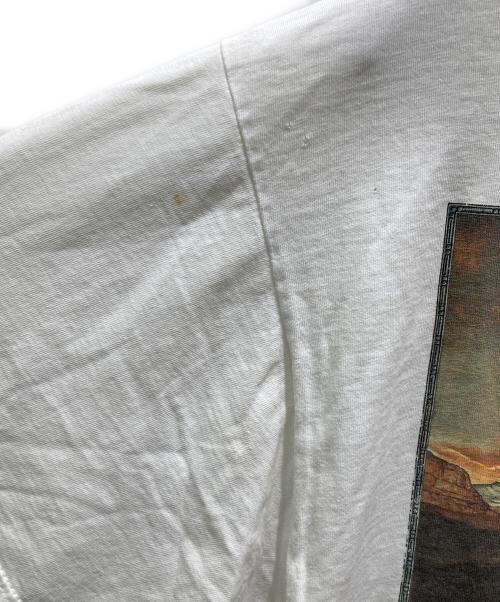 USED（ユーズド）USED (ユーズド) 半袖カットソー ホワイト サイズ:記載無しの為実寸参照の古着・服飾アイテム