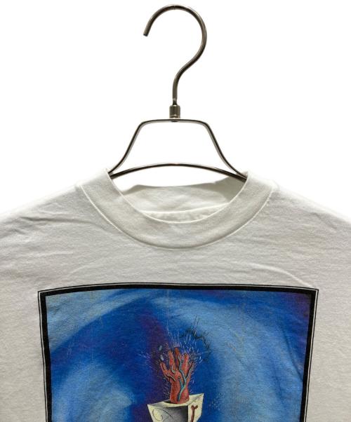 Hanes（ヘインズ）Hanes (ヘインズ) ロングスリーブカットソー ホワイト サイズ:Lの古着・服飾アイテム