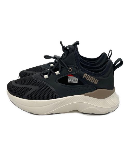 PUMA（プーマ）PUMA (プーマ) ソフトライド メイブ ミュール スニーカー ブラック サイズ:23の古着・服飾アイテム