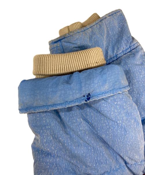 DIESEL（ディーゼル）DIESEL (ディーゼル) ウォッシュ加工ダウンジャケット ブルー サイズ:Mの古着・服飾アイテム