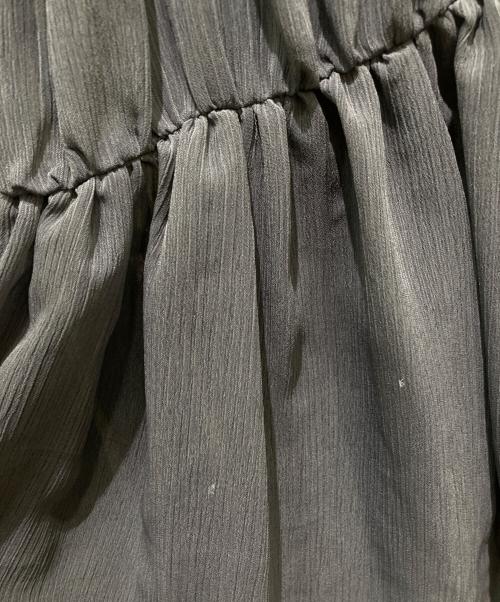 Ameri（アメリ）Ameri (アメリ) MEDI RELAXING ELEGANT BLOUSE グレー サイズ:記載無しの為実寸参照の古着・服飾アイテム