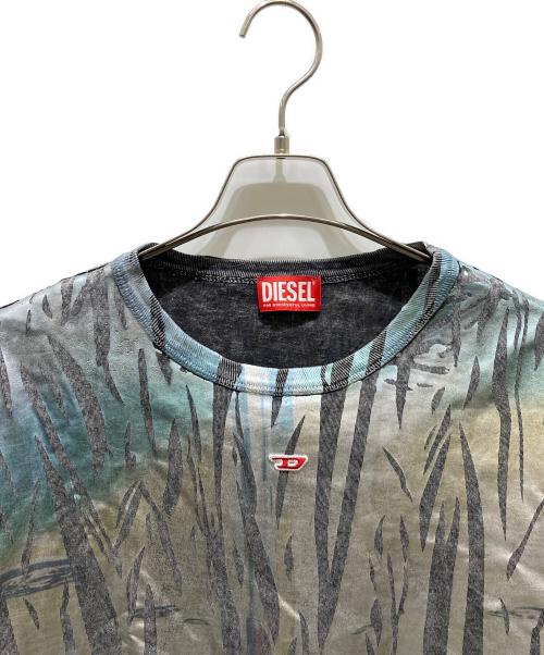 DIESEL（ディーゼル）DIESEL (ディーゼル) T-BORD-Q1 T-shirt グレー サイズ:Sの古着・服飾アイテム