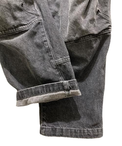 DIESEL（ディーゼル）DIESEL (ディーゼル) D-FISH-S ウォッシュドデニムカーゴパンツ ブラック サイズ:W28の古着・服飾アイテム