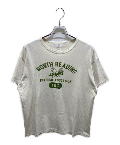 WAREHOUSE（ウエアハウス）WAREHOUSE (ウエアハウス) プリントTシャツ アイボリー サイズ:XLの古着・服飾アイテム