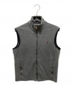 POLO RALPH LAURENポロ・ラルフローレン）の古着「ジップアップベスト」｜グレー