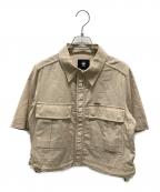 G-STAR RAWジースターロゥ）の古着「Cropped Field T-Shirt」｜ベージュ