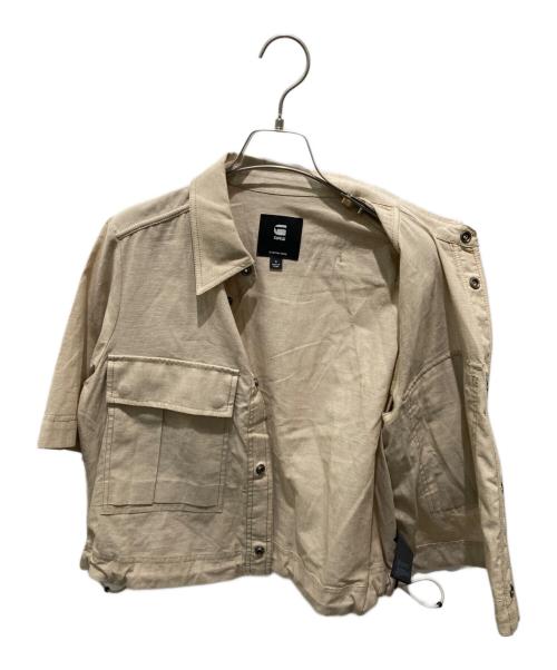 G-STAR RAW（ジースターロゥ）G-STAR RAW (ジースターロゥ) Cropped Field T-Shirt ベージュ サイズ:Sの古着・服飾アイテム