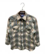 PENDLETONペンドルトン）の古着「ウールウエスタンシャツ」｜ベージュ