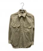 FIVE BROTHERファイブブラザー）の古着「長袖シャツ」｜ベージュ