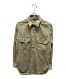 FIVE BROTHER（ファイブブラザー）の古着「長袖シャツ」｜ベージュ
